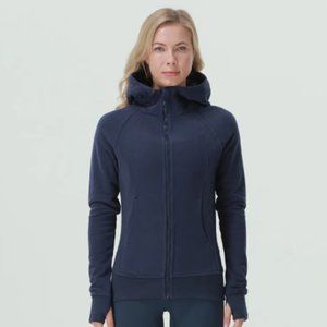 Lululemon Scuba Full-Zip Hoodie | Size 8 | Navy Blue
